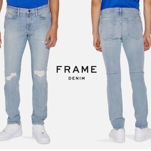 FRAME DENIM NEW L’homme Skinny Mens Jeans Meridian 33